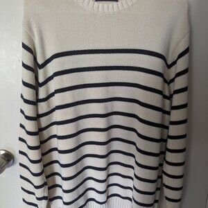 Brandy Melville Brianna Cotton Thin Stripe Sweater